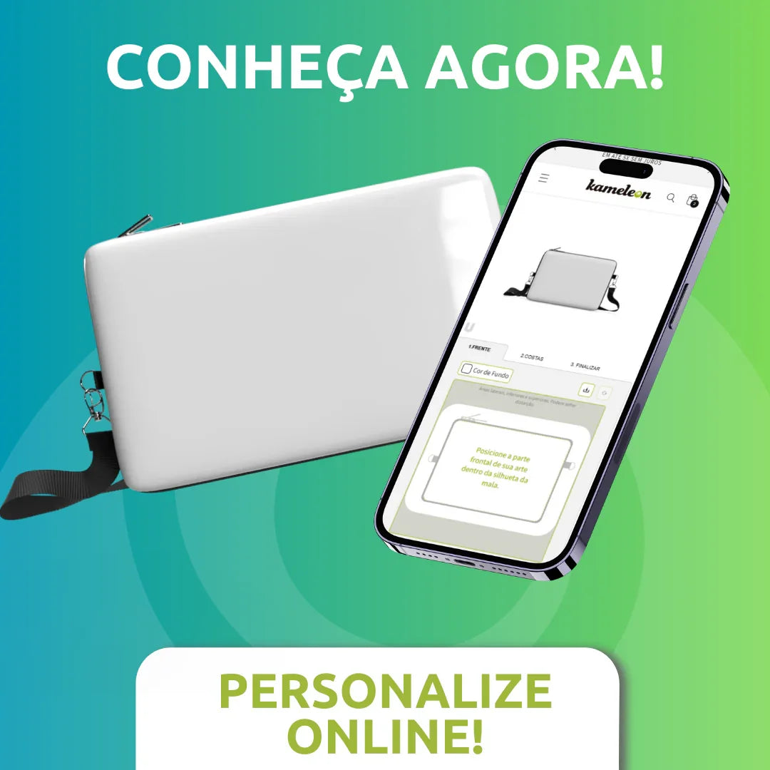 Bolsa Shoulder Bag G - Pochete/Lancheira/Estojo - Kameleon Personalize com seu estilo