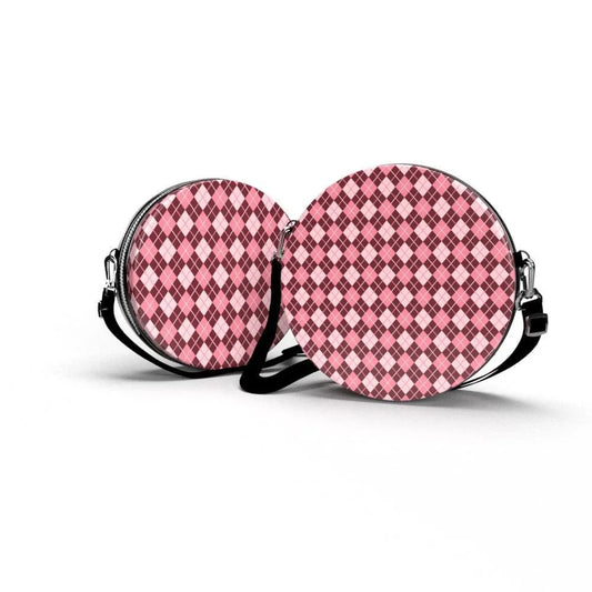 Bolsa Shoulder Bag Redonda - Xadrez - Kameleon - Kameleon Bags