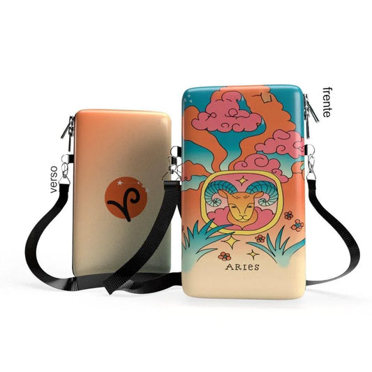Shoulder Bag P Vertical - Signos Zodíaco Áries - Bolsa Pochete Slim Kameleon - Kameleon Bags