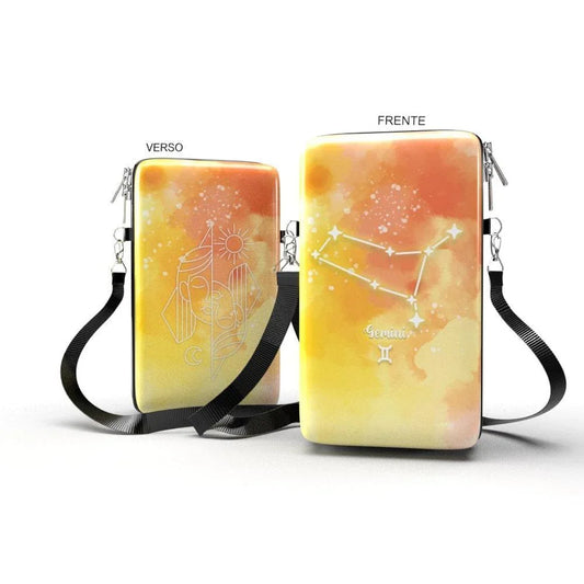 Shoulder Bag P Vertical - Signos Zodíaco Gêmeos - Bolsa Pochete Slim Kameleon - Kameleon Bags