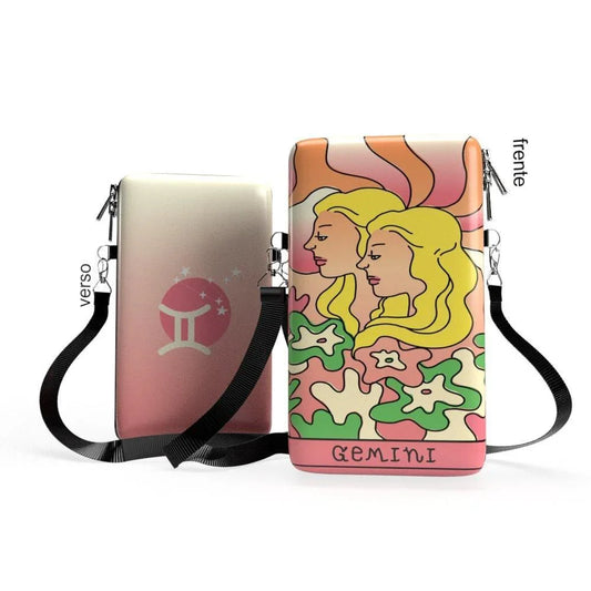 Shoulder Bag P Vertical - Signos Zodíaco Gêmeos - Bolsa Pochete Slim Kameleon - Kameleon Bags