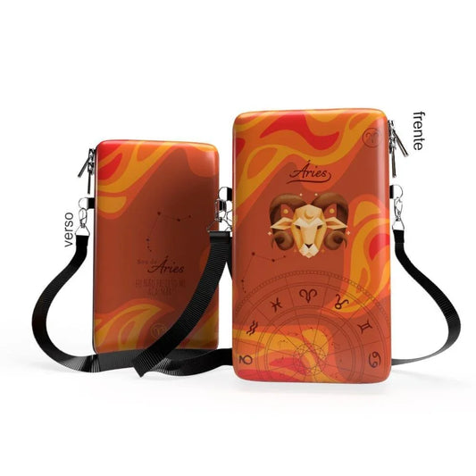 Shoulder Bag P Vertical - Signos Zodíaco Áries - Bolsa Pochete Slim Kameleon - Kameleon Bags