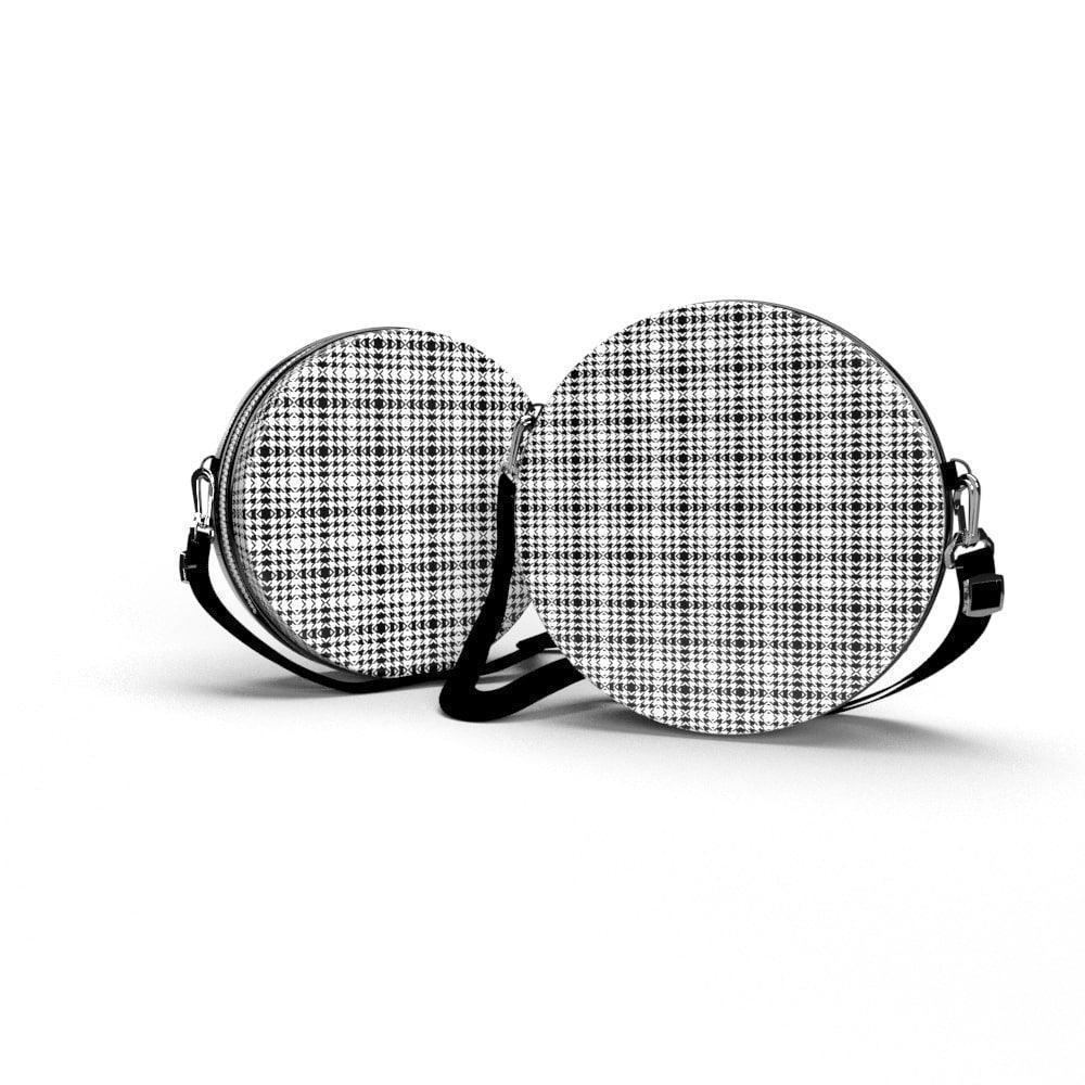 Bolsa Shoulder Bag Redonda - Xadrez - Kameleon - Kameleon Bags