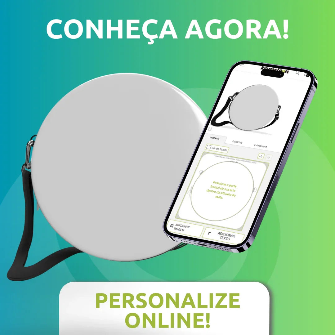 Bolsa Shoulder Bag Redonda - Personalize com seu estilo