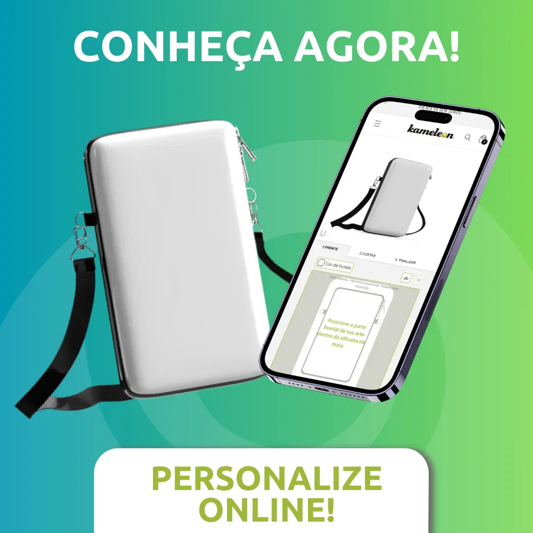 Bolsa Shoulder Bag P Vertical - Personalize com seu estilo - Pochete Slim Kameleon