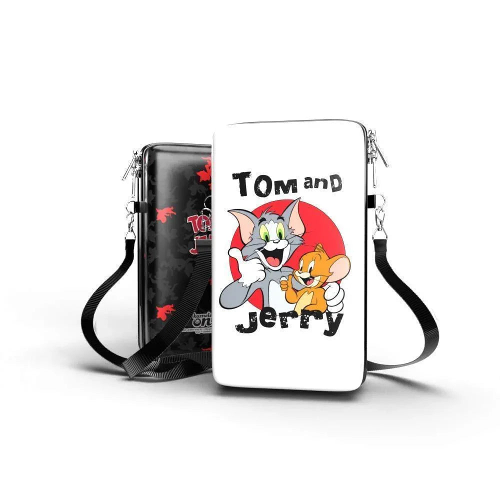 Bolsa Shoulder Bag P Vertical - Tom and Jerry - Pochete Slim Kameleon - Kameleon Bags