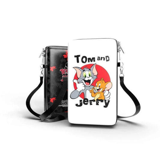Bolsa Shoulder Bag P Vertical - Tom and Jerry - Pochete Slim Kameleon - Kameleon Bags
