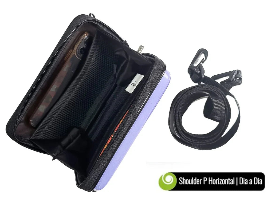 Bolsa Shoulder Bag P Horizontal - Chocolix - Pochete Slim Kameleon
