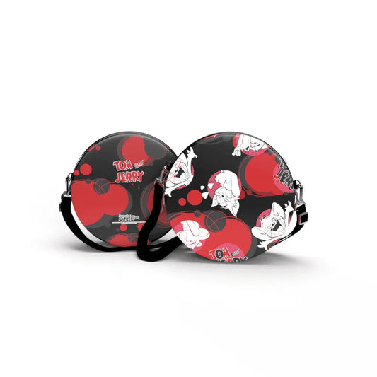 Bolsa Shoulder Bag Tom and Jerry Redonda - Pochete Slim Kameleon - Kameleon Bags