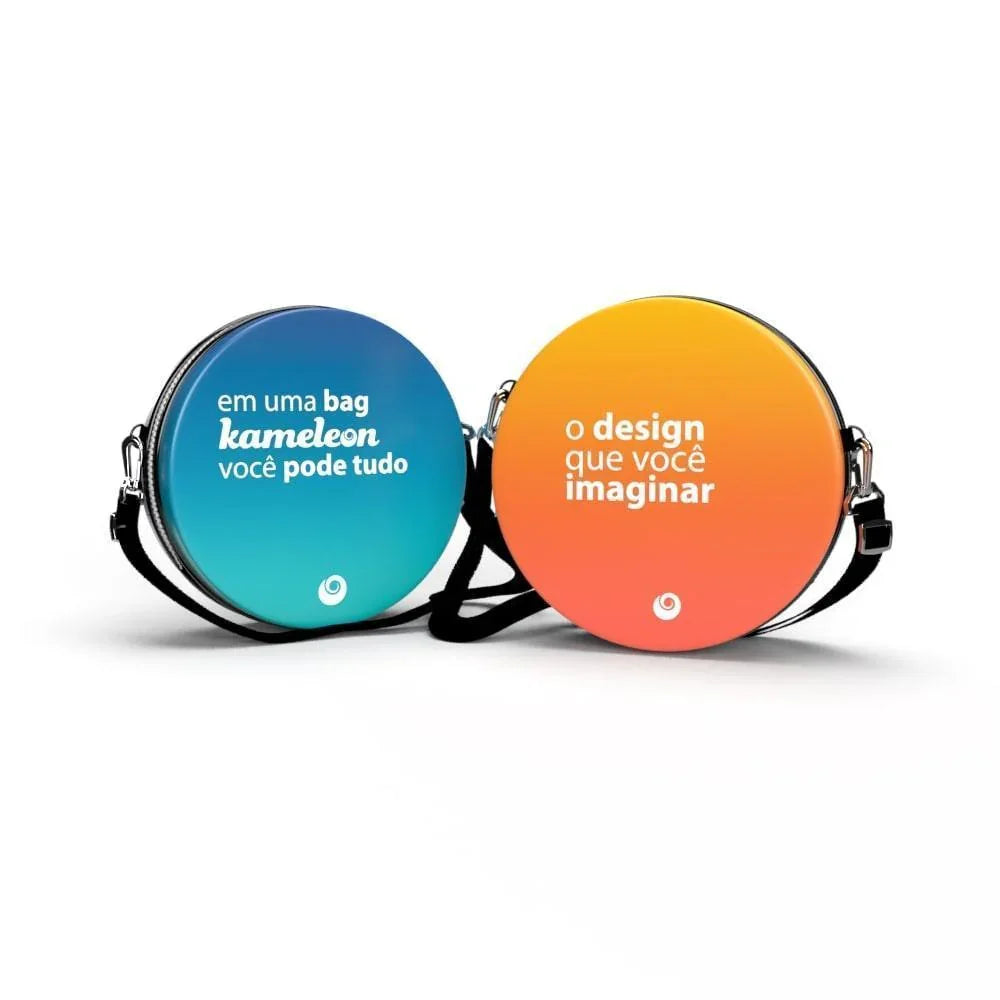 Bolsa Shoulder Bag Redonda - Personalize com seu estilo - Kameleon Bags