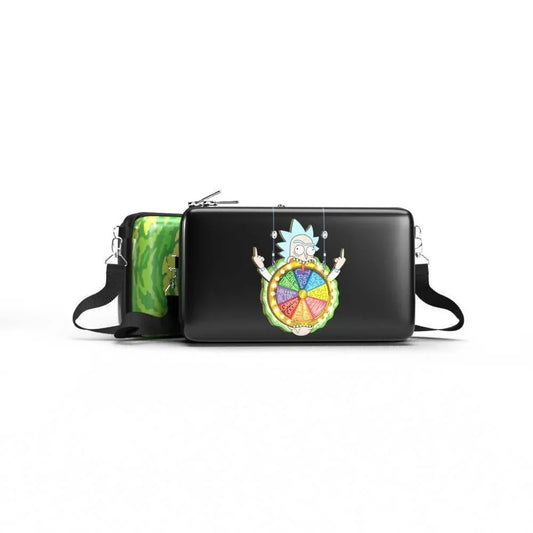 Bolsa Shoulder Bag P Horizontal - Rick and Morty - Pochete Slim Kameleon - Kameleon Bags