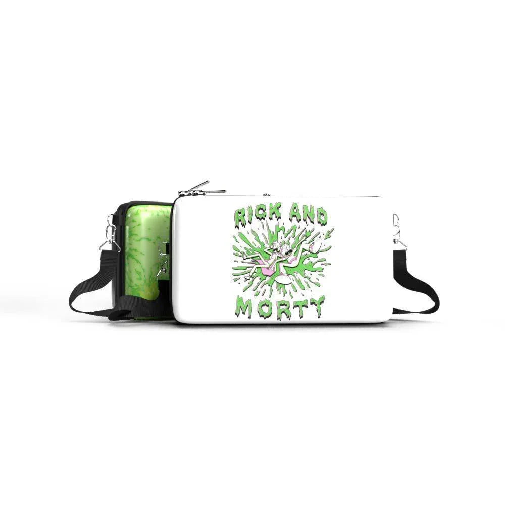 Bolsa Shoulder Bag P Horizontal - Rick and Morty - Pochete Slim Kameleon - Kameleon Bags