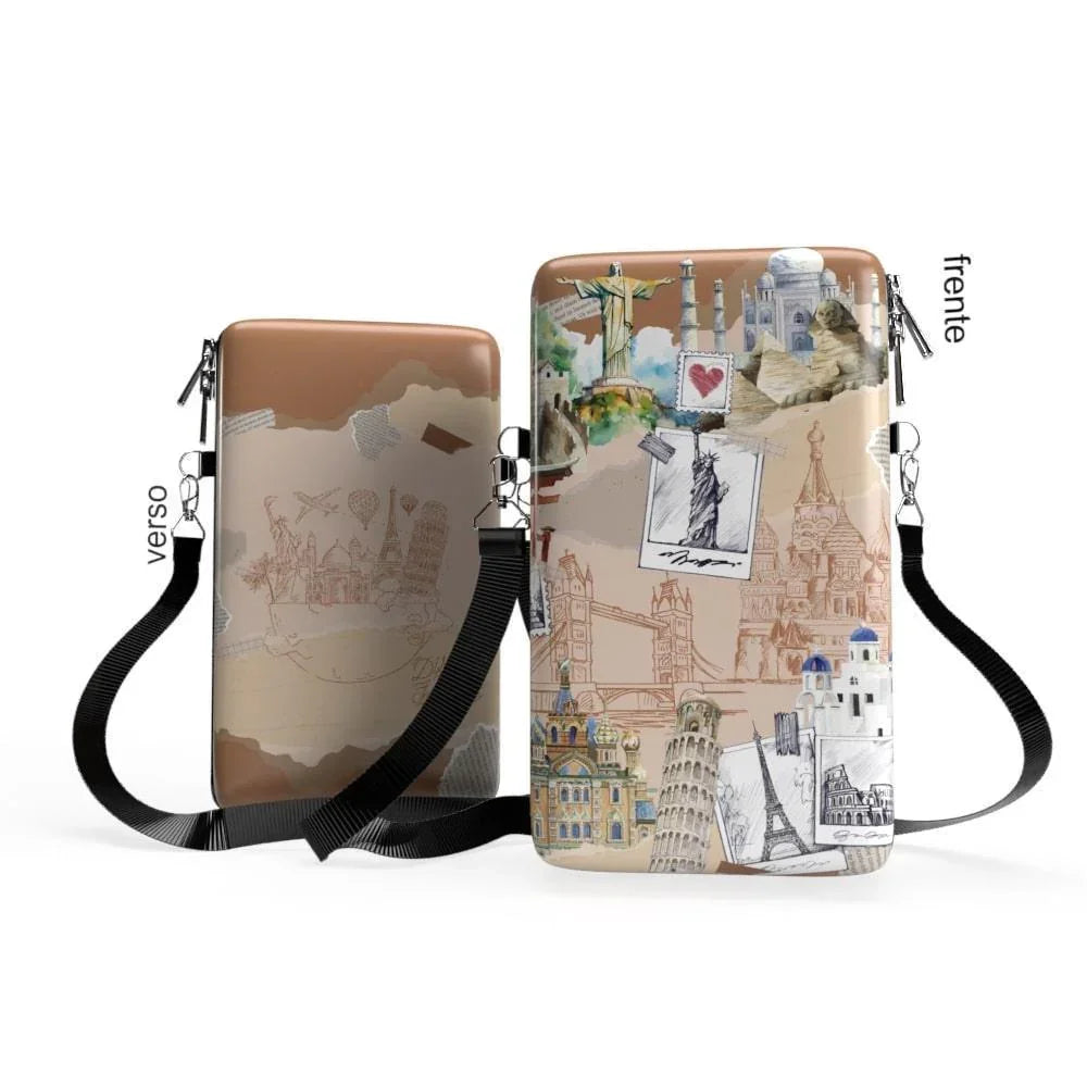 Shoulder Bag P Vertical - Viagens - Bolsa Pochete Slim - Kameleon - Kameleon Bags