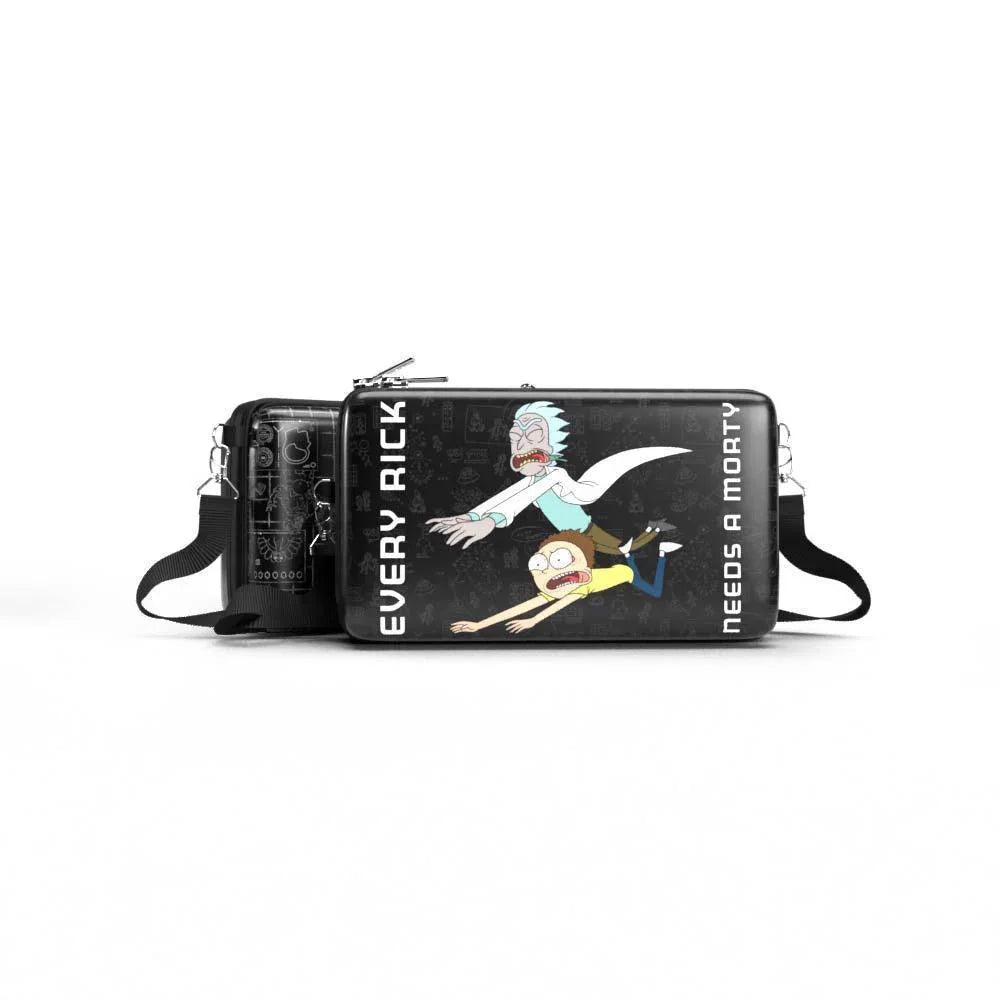 Bolsa Shoulder Bag P Horizontal - Rick and Morty - Pochete Slim Kameleon - Kameleon Bags