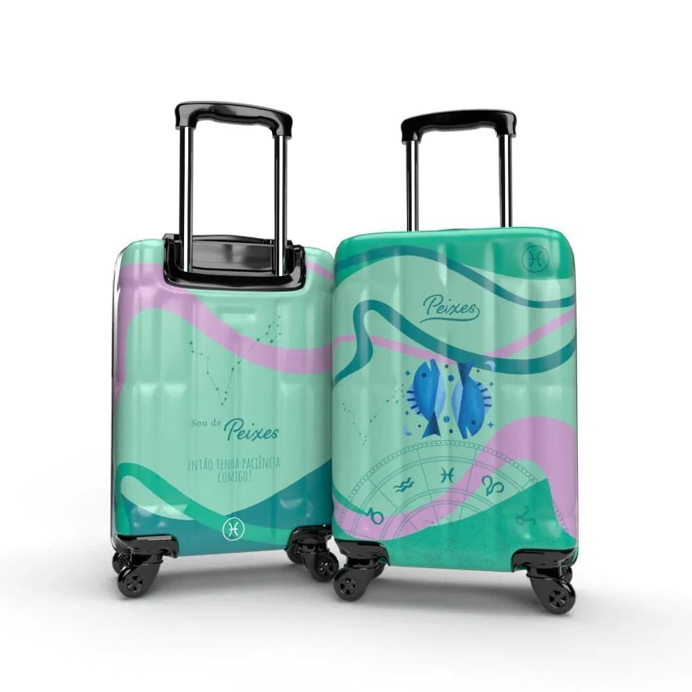 Mala de Bordo Signos Zodíaco Peixes Kameleon - Kameleon Bags